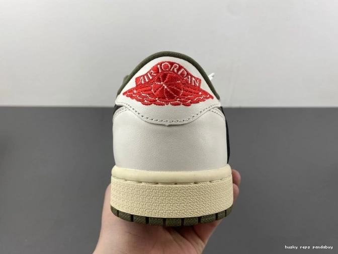Rep Husky JORDAN OLIVE TRAVIS SCOTT DM7866-200 LOW AIR OG X 1 MEDIUM 0706